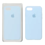 قاب سیلیکونی پاک کنی اورجینال Apple iPhone SE (2020) / iPhone 7 / iPhone 8 - آبی آسمانی (پک اصلی)