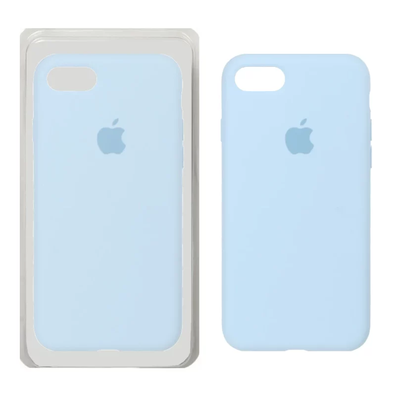 قاب سیلیکونی پاک کنی اورجینال Apple iPhone SE (2020) / iPhone 7 / iPhone 8 - آبی آسمانی (پک اصلی) - تصویر 2