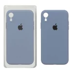 قاب سیلیکونی پاک کنی محافظ لنزدار اورجینال Apple iPhone XR - فیلی (پک اصلی)