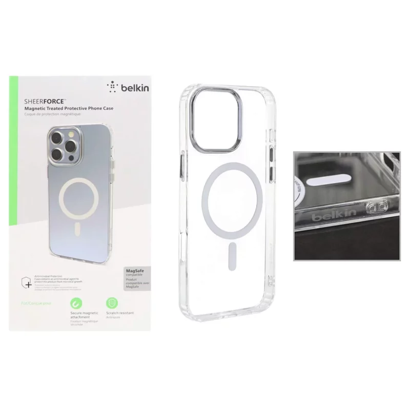 قاب belkin شفاف Magsafe مدل Apple iPhone 16 Pro Max (پک دار) - تصویر 2