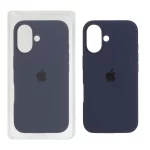 قاب سیلیکونی پاک کنی اورجینال Apple iPhone 16 - سرمه ای (پک اصلی)