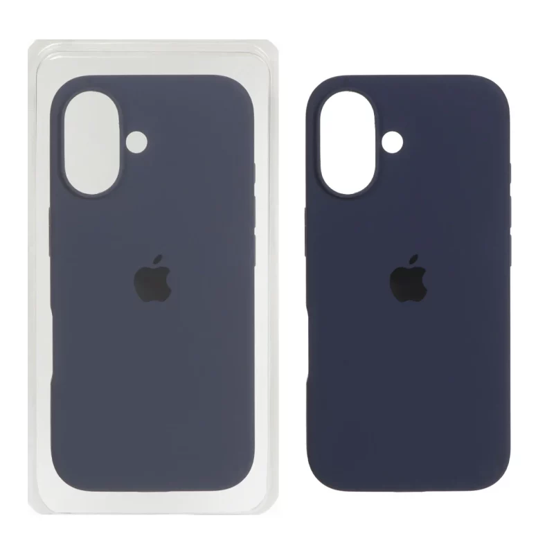 قاب سیلیکونی پاک کنی اورجینال Apple iPhone 16 - سرمه ای (پک اصلی) - تصویر 2