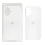 قاب سیلیکونی پاک کنی اورجینال Apple iPhone 16 - سفید (پک اصلی)