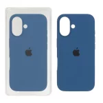 قاب سیلیکونی پاک کنی اورجینال Apple iPhone 16 - آبی اقیانوسی (پک اصلی)