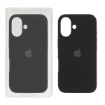 قاب سیلیکونی پاک کنی اورجینال Apple iPhone 16 - مشکی (پک اصلی)
