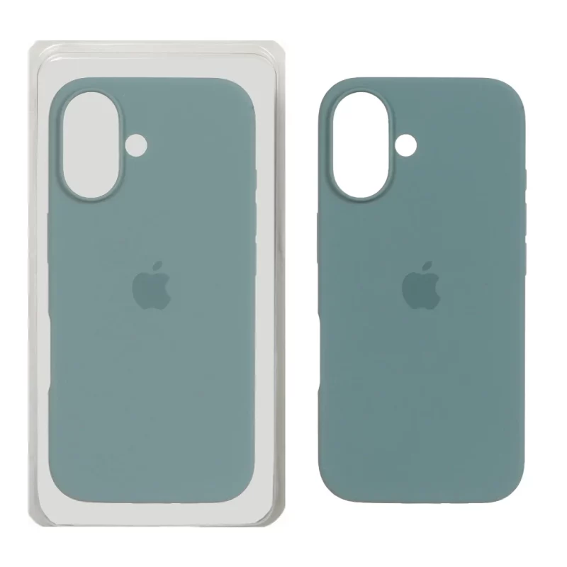 قاب سیلیکونی پاک کنی اورجینال Apple iPhone 16 - سبز (پک اصلی) - تصویر 2