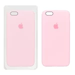 قاب سیلیکونی پاک کنی اورجینال Apple iPhone 6 Plus / iPhone 6s Plus - صورتی (پک اصلی)