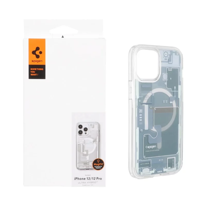 قاب اورجینال Spigen مگ سیف Zero one مدل Apple iPhone 12 / iPhone 12 Pro - طرح 21 (پک دار) - تصویر 2