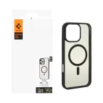 قاب اورجینال Magsafe Spigen با توری اسپیکر فلزی Apple iPhone 16 Pro Max - مشکی (پک دار)