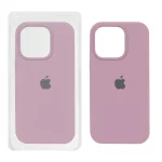 قاب سیلیکونی پاک کنی اورجینال Apple iPhone 16 Pro - بنفش کدر (پک اصلی )