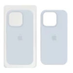 قاب سیلیکونی پاک کنی اورجینال Apple iPhone 16 Pro - طوسی روشن (پک اصلی )