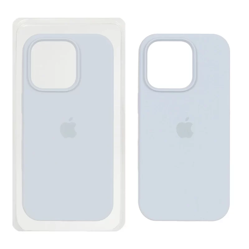 قاب سیلیکونی پاک کنی اورجینال Apple iPhone 16 Pro - طوسی روشن (پک اصلی ) - تصویر 2