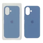 قاب سیلیکونی پاک کنی اورجینال Apple iPhone 16 - آبی اقیانوسی (پک اصلی )