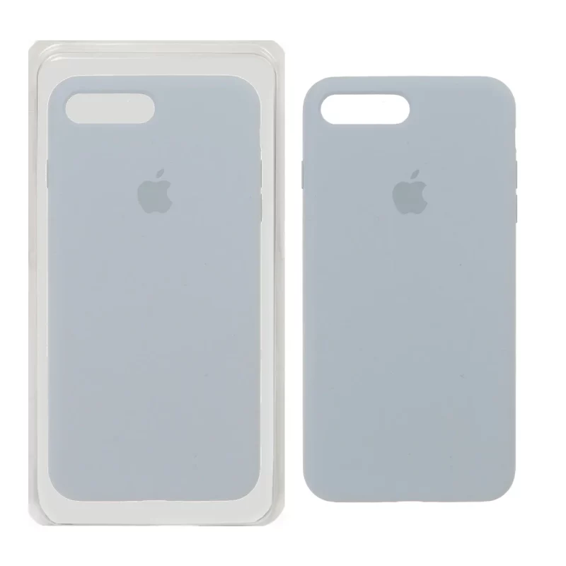 قاب سیلیکونی پاک کنی اورجینال Apple iPhone 7 Plus / iPhone 8 Plus - طوسی (پک اصلی) - تصویر 2