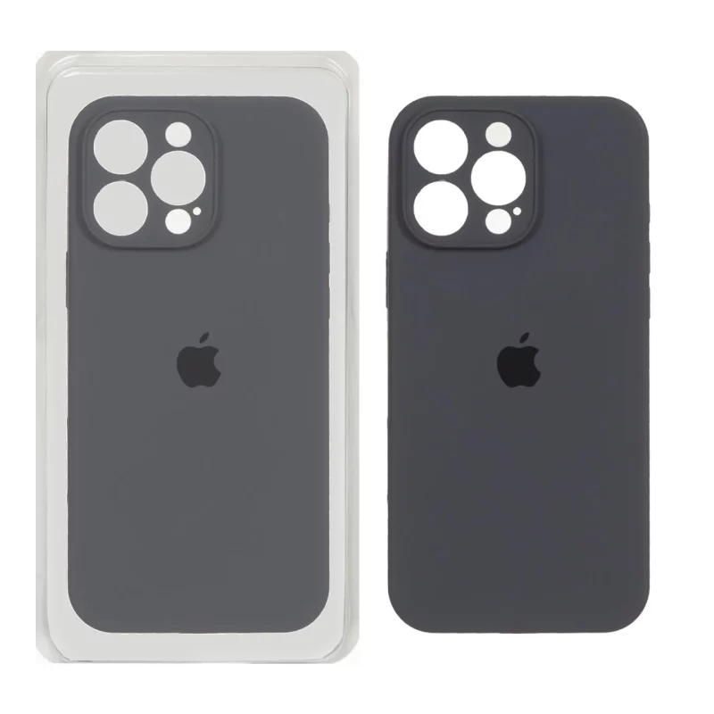 قاب سیلیکونی پاک کنی محافظ لنزدار اورجینال Apple iPhone 16 Pro Max - خاکستری (پک اصلی) - تصویر 2