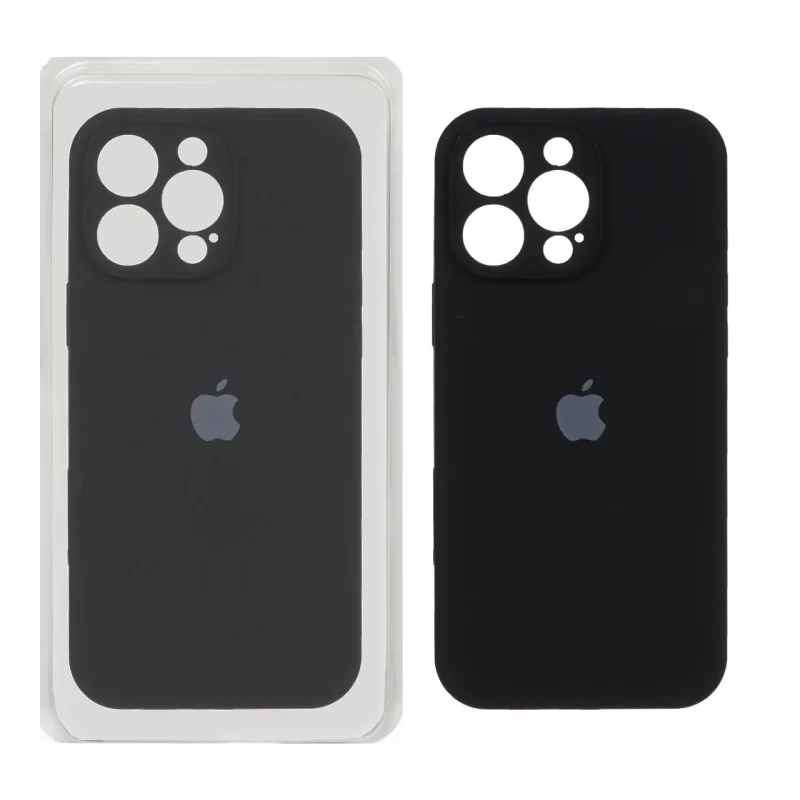 قاب سیلیکونی پاک کنی محافظ لنزدار اورجینال Apple iPhone 16 Pro Max - مشکی (پک اصلی) - تصویر 2