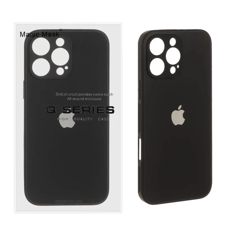 قاب اورجینال PVD ضدخش Magic Mask مدل Apple iPhone 16 Pro Max - مشکی (پک دار) - تصویر 2