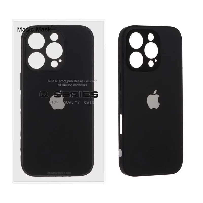 قاب اورجینال PVD ضدخش Magic Mask مدل Apple iPhone 16 Pro - مشکی (پک دار) - تصویر 2