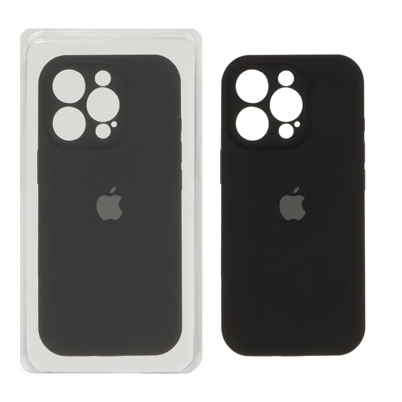 قاب سیلیکونی پاک کنی محافظ لنزدار اورجینال Apple iPhone 16 Pro - مشکی (پک اصلی) - تصویر 2