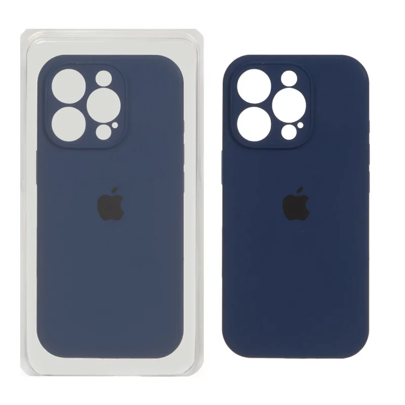 قاب سیلیکونی پاک کنی محافظ لنزدار اورجینال Apple iPhone 16 Pro - سرمه ای (پک اصلی) - تصویر 2
