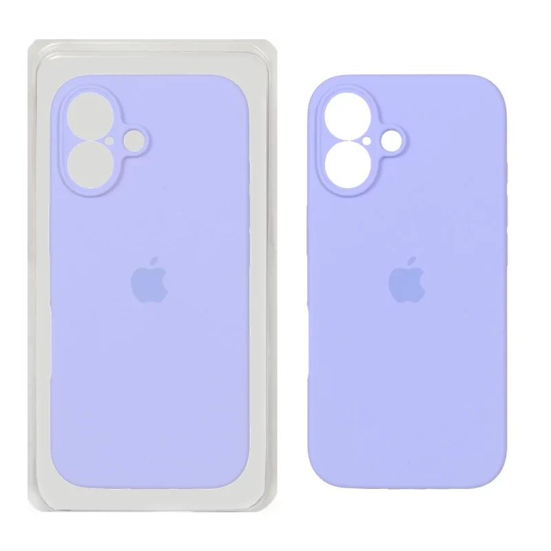 قاب سیلیکونی پاک کنی محافظ لنزدار اورجینال Apple iPhone 16 - یاسی (پک اصلی) - تصویر 2