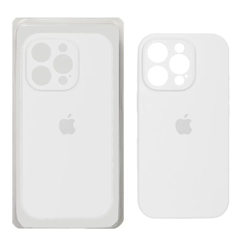 قاب سیلیکونی پاک کنی محافظ لنزدار اورجینال Apple iPhone 16 Pro - سفید (پک اصلی) - تصویر 2