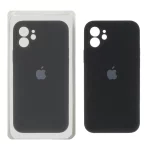 قاب سیلیکونی پاک کنی محافظ لنزدار اورجینال Apple iPhone 12 - مشکی (پک اصلی)