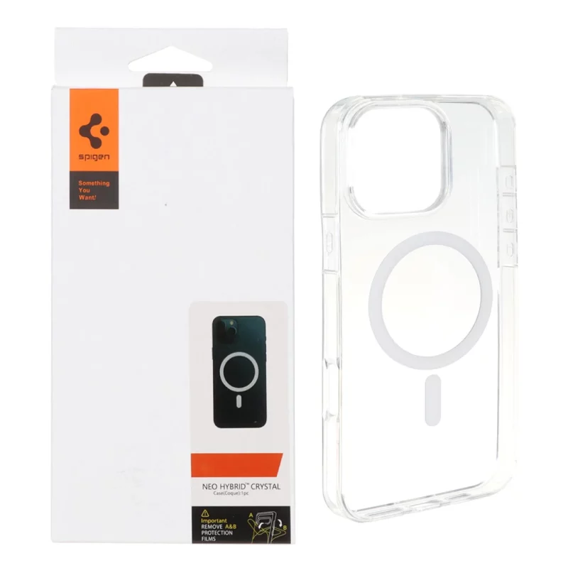 قاب Spigen اورجینال شفاف NEO HYBRID Magsafe مدل Apple iPhone 16 Pro Max (پک دار) - تصویر 2