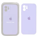 قاب سیلیکونی پاک کنی محافظ لنزدار اورجینال Apple iPhone 12 - یاسی (پک اصلی)