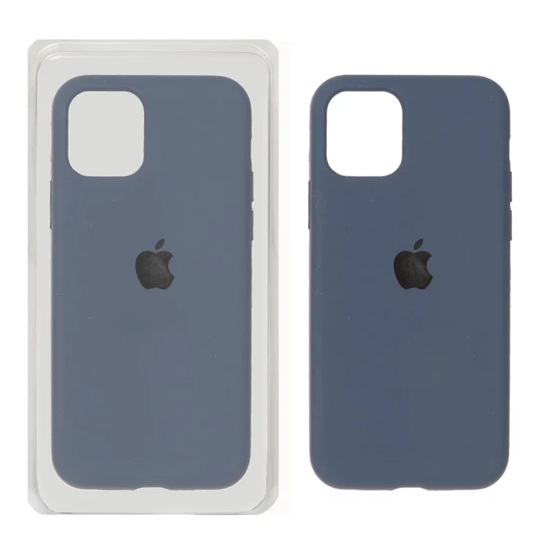 قاب سیلیکونی پاک کنی اورجینال Apple iPhone 11 Pro - سرمه ای (پک اصلی) - تصویر 2