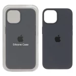 قاب سیلیکونی پاک کنی اورجینال Apple iPhone 13 / iPhone 14 - خاکستری (پک اصلی)