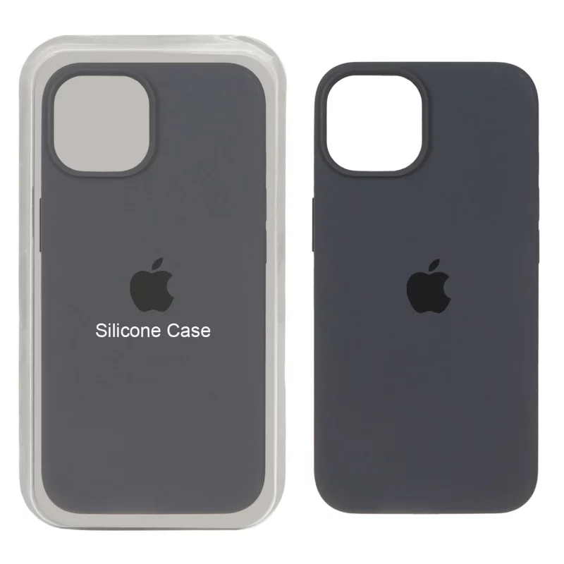 قاب سیلیکونی پاک کنی اورجینال Apple iPhone 13 / iPhone 14 - خاکستری (پک اصلی) - تصویر 2