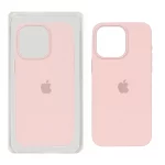 قاب سیلیکونی پاک کنی اورجینال Apple iPhone 15 Pro Max - کالباسی (پک اصلی)