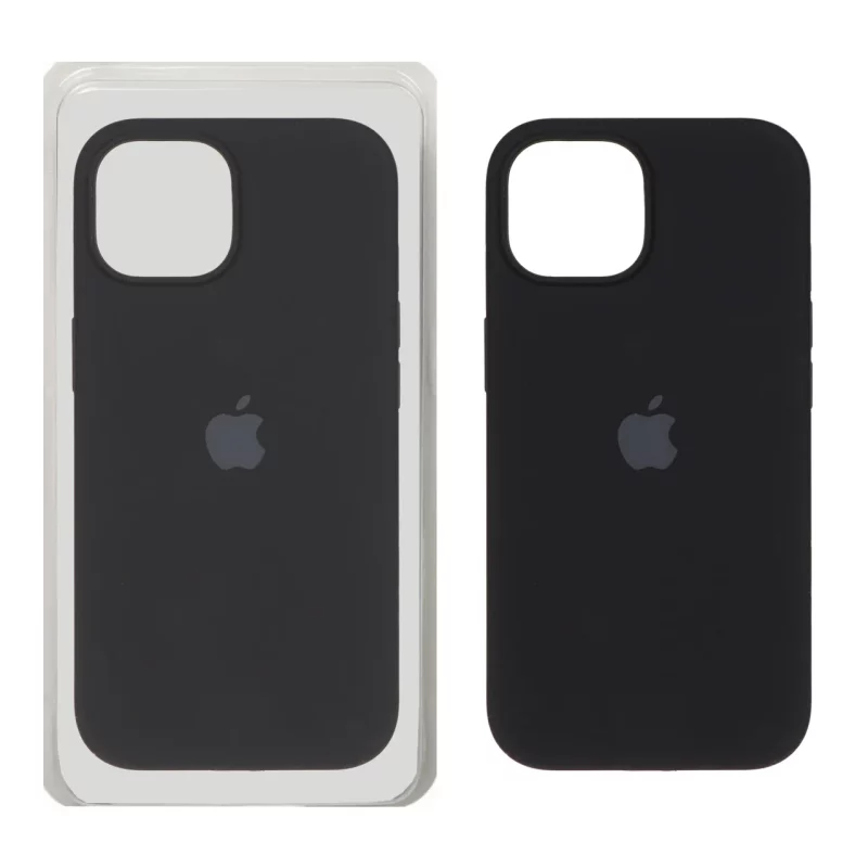 قاب سیلیکونی پاک کنی اورجینال Apple iPhone 15 / iPhone 14 / iPhone 13 - مشکی (پک اصلی) - تصویر 2