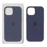 قاب سیلیکونی پاک کنی اورجینال Apple iPhone 15 / iPhone 14 / iPhone 13 - سرمه ای تیره (پک اصلی)
