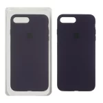 قاب سیلیکونی پاک کنی اورجینال Apple iPhone 7 Plus / iPhone 8 Plus - بادمجانی تیره (پک اصلی)