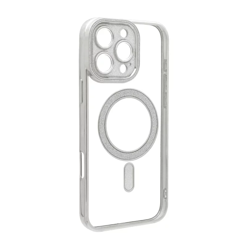 قاب الکترواستاتیک Magsafe اکلیلی Apple iPhone 16 Pro Max - نقره ای - تصویر 2