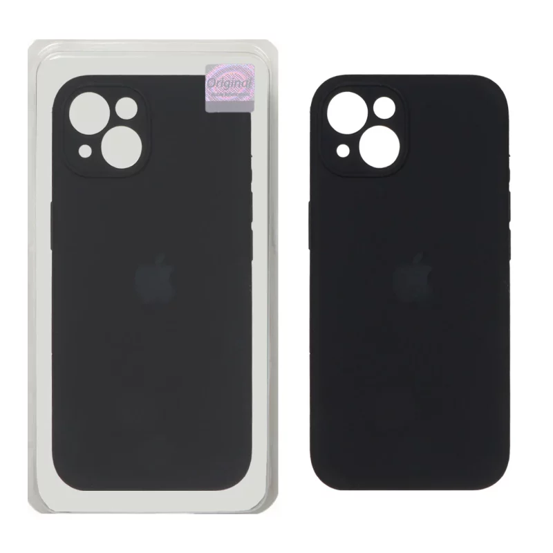 قاب سیلیکونی پاک کنی اورجینال Master Quality مدل Apple iPhone 13 / iPhone 14 - مشکی (پک دار) - تصویر 2