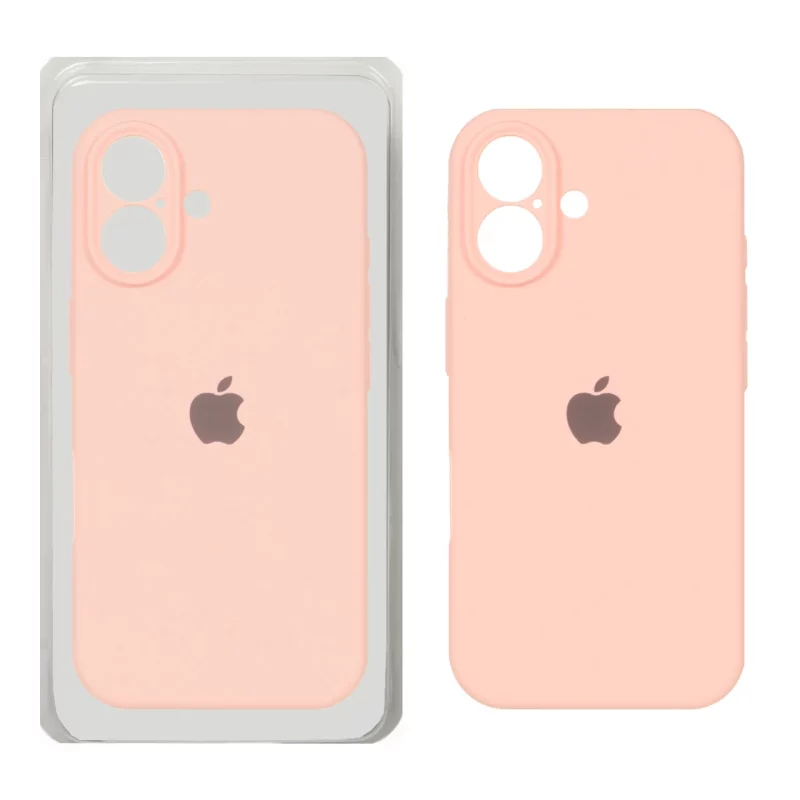 قاب سیلیکونی پاک کنی محافظ لنزدار اورجینال Apple iPhone 16 - گلبهی (پک اصلی) - تصویر 2