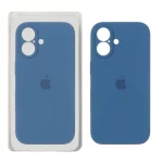 قاب سیلیکونی پاک کنی محافظ لنزدار اورجینال Apple iPhone 16 - آبی اقیانوسی (پک اصلی)