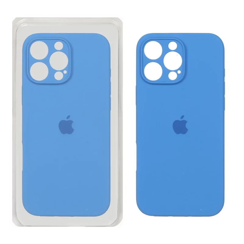 قاب سیلیکونی پاک کنی محافظ لنزدار اورجینال Apple iPhone 16 Pro Max - آبی کد 1 (پک اصلی) - تصویر 2