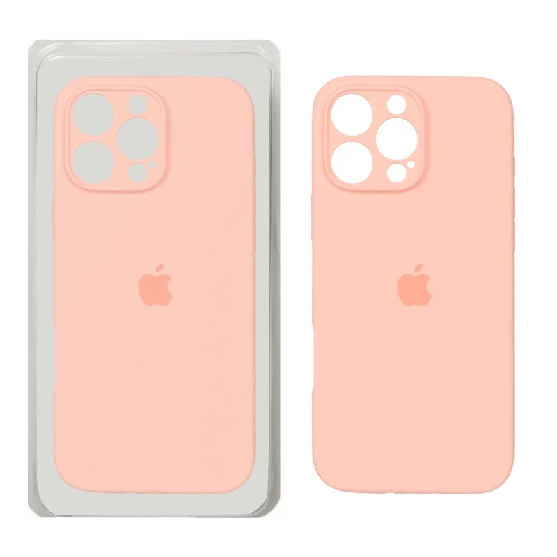 قاب سیلیکونی پاک کنی محافظ لنزدار اورجینال Apple iPhone 16 Pro Max - گلبهی (پک اصلی) - تصویر 2