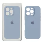 قاب سیلیکونی پاک کنی محافظ لنزدار اورجینال Apple iPhone 16 Pro - فیلی (پک اصلی)