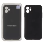 قاب سیلیکونی پاک کنی اورجینال Master Quality مدل Apple iPhone 11 - مشکی (پک دار)