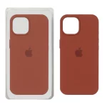 قاب سیلیکونی پاک کنی اورجینال Apple iPhone 15 / iPhone 14 / iPhone 13 - صحرایی (پک اصلی)