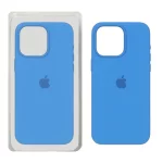 قاب سیلیکونی پاک کنی اورجینال Apple iPhone 15 Pro Max - آبی کد 1 (پک اصلی)
