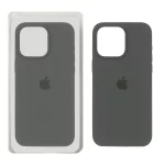 قاب سیلیکونی پاک کنی اورجینال Apple iPhone 15 Pro Max - سبز ارتشی (پک اصلی)