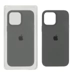 قاب سیلیکونی پاک کنی اورجینال Apple iPhone 13 Pro Max - سبز ارتشی (پک اصلی)