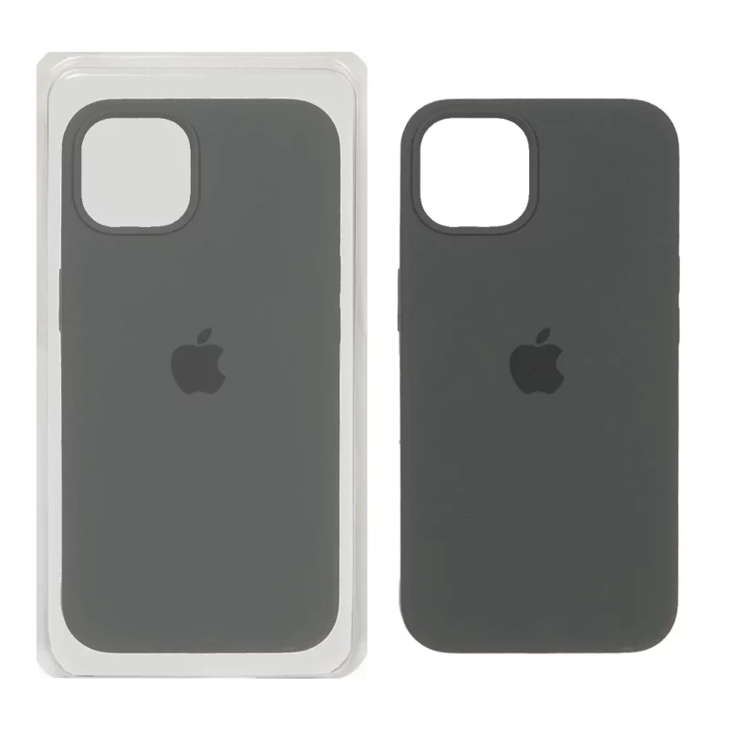 قاب سیلیکونی پاک کنی اورجینال Apple iPhone 13 / iPhone 14 - سبز ارتشی (پک اصلی) - تصویر 2