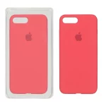 قاب سیلیکونی پاک کنی اورجینال Apple iPhone 7 Plus / iPhone 8 Plus - هلویی (پک اصلی)